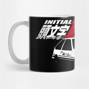 Initial D Toyota Corolla Trueno ae86 Simplistic Graphic Mug